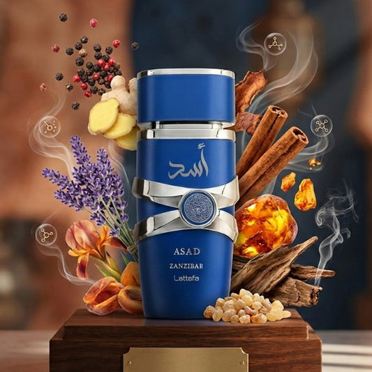 Decant Asad Zanzibar Lattafa 3-5-10ml
